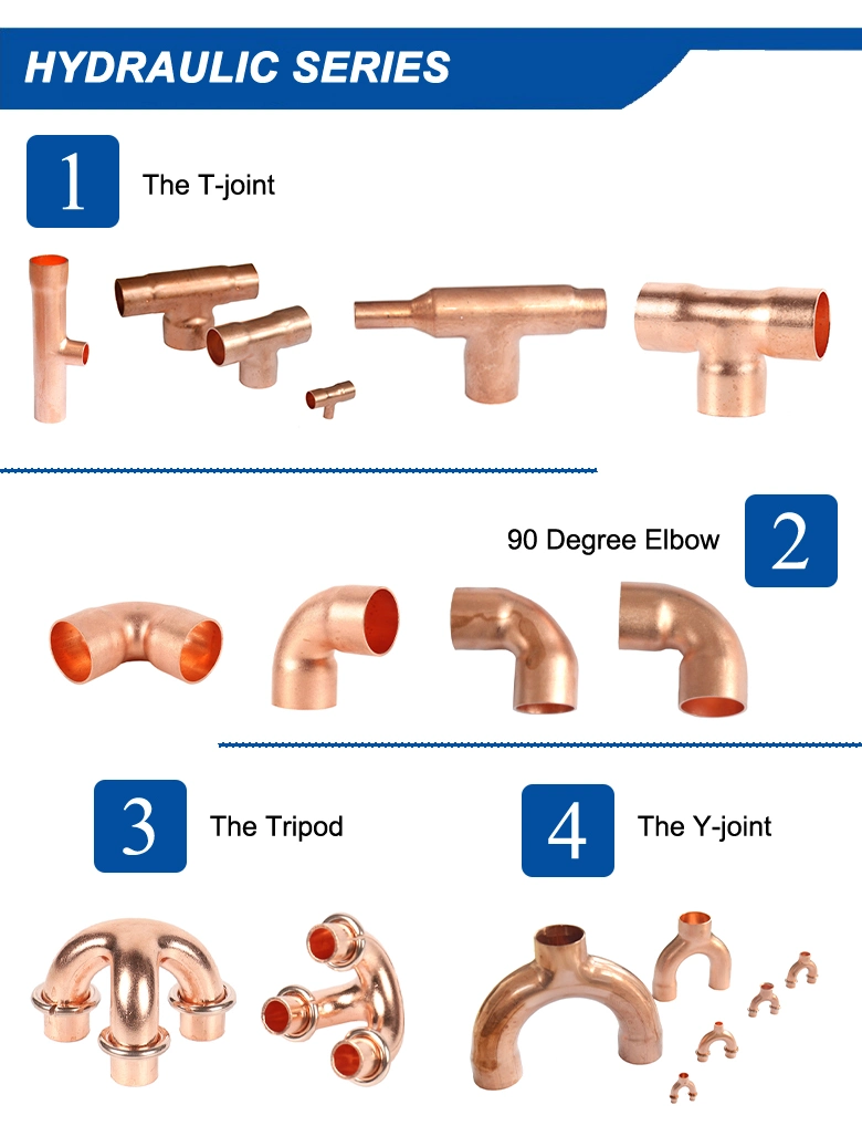 U-Bend Copper Pipe Flared Fittings for Refrigeration Air Conditioning